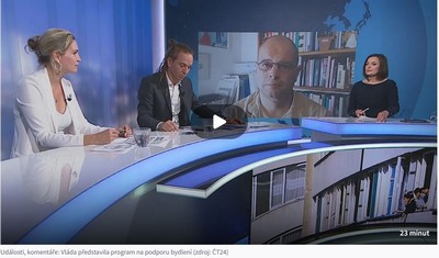 Stt zaspval, tvrd o podpoe dostupnho bydlen Hle. Opozice hodl st novely podpoit